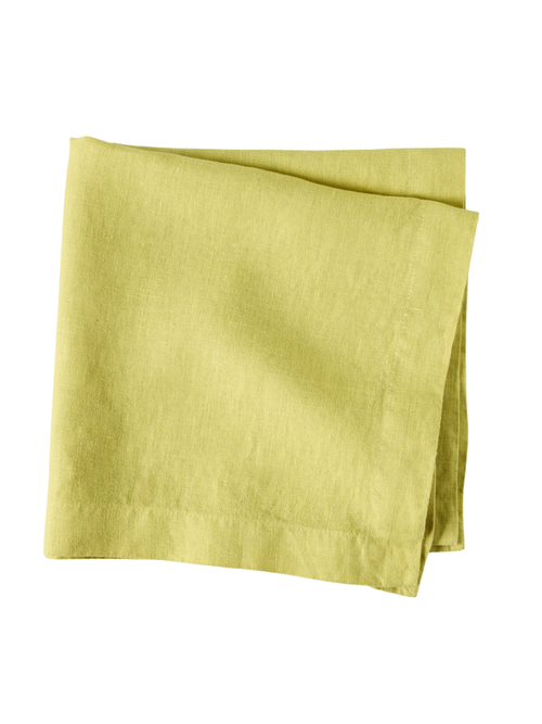 Sour Apple Hand-dyed Linen Napkin