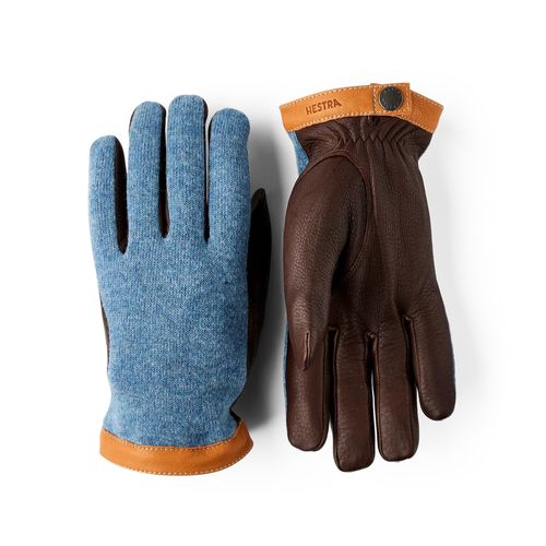Deerskin Wool Tricot Gloves