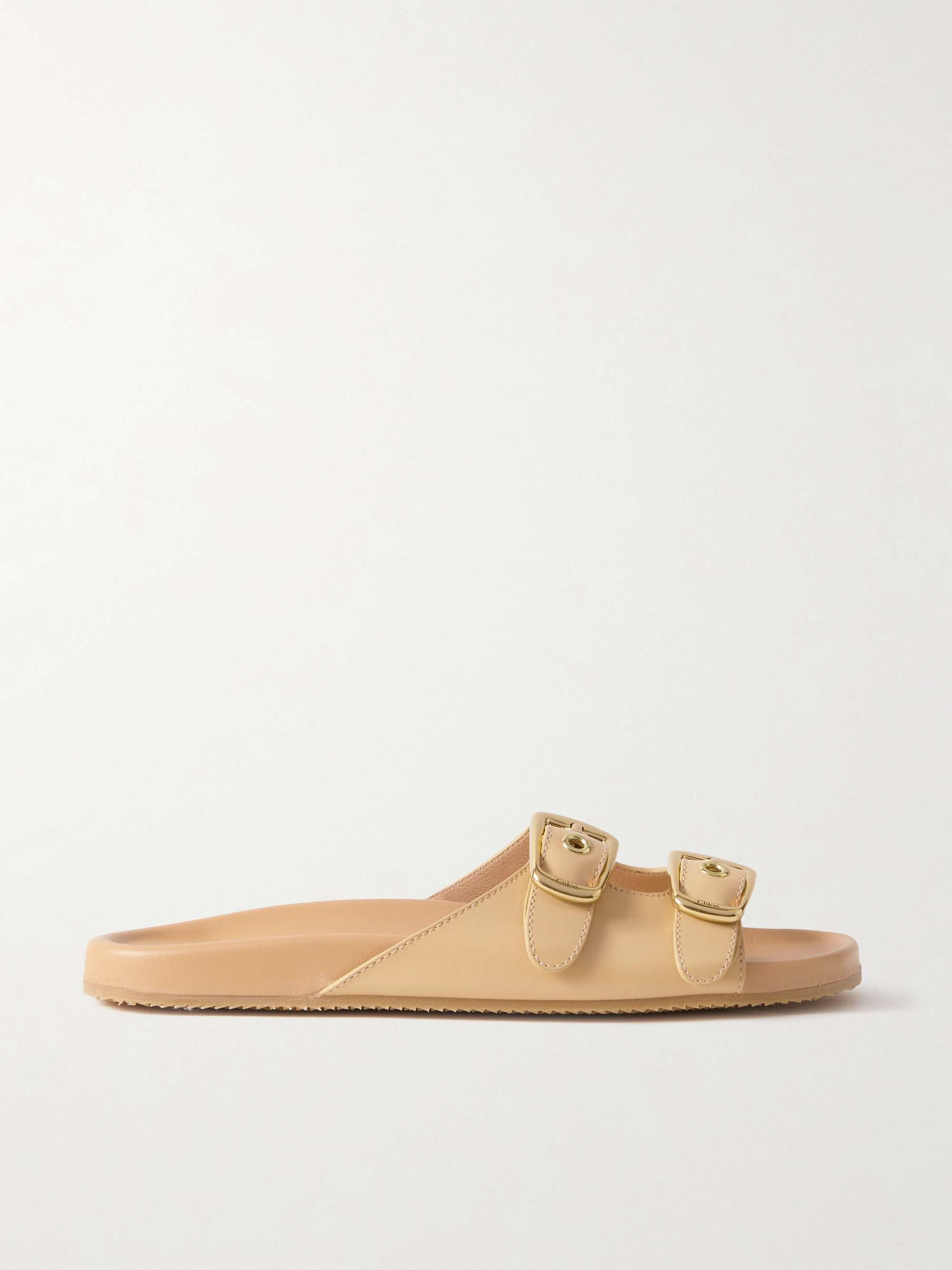 Buckled Leather Sandals