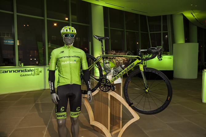 Castelli clothing and Cannodale bikes were on display to view