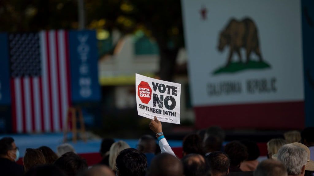 A supporter of California Gov. Gavin Newsom.