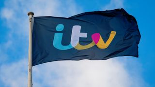 ITV Logo on a flag