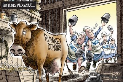 Political cartoon U.S. GOP 2016 election
