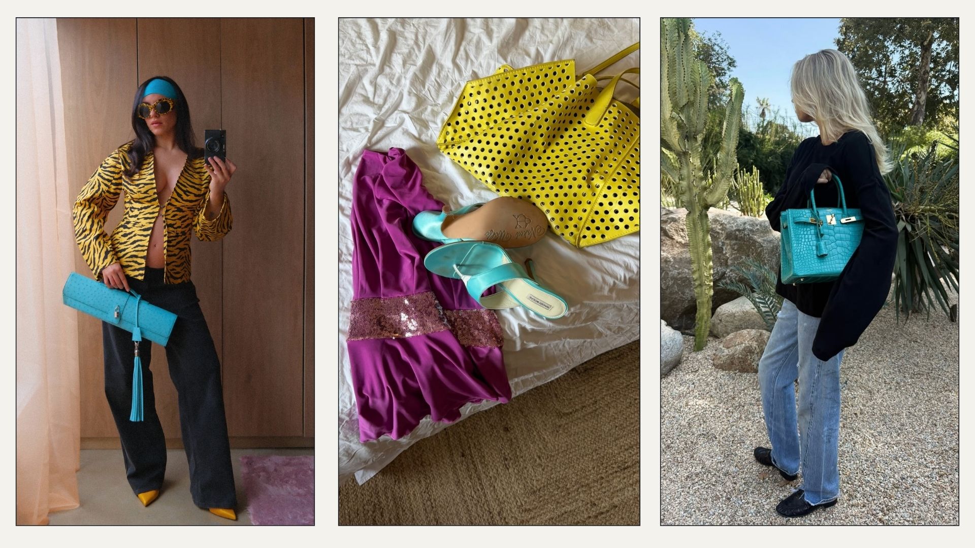 Even Minimalists Are Rethinking Neutrals For Accessories In This Surprising Colour Trend