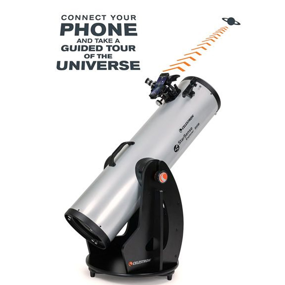 Celestron StarSense Explorer 10 on a white background