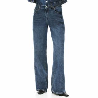 Image of wide leg jeans