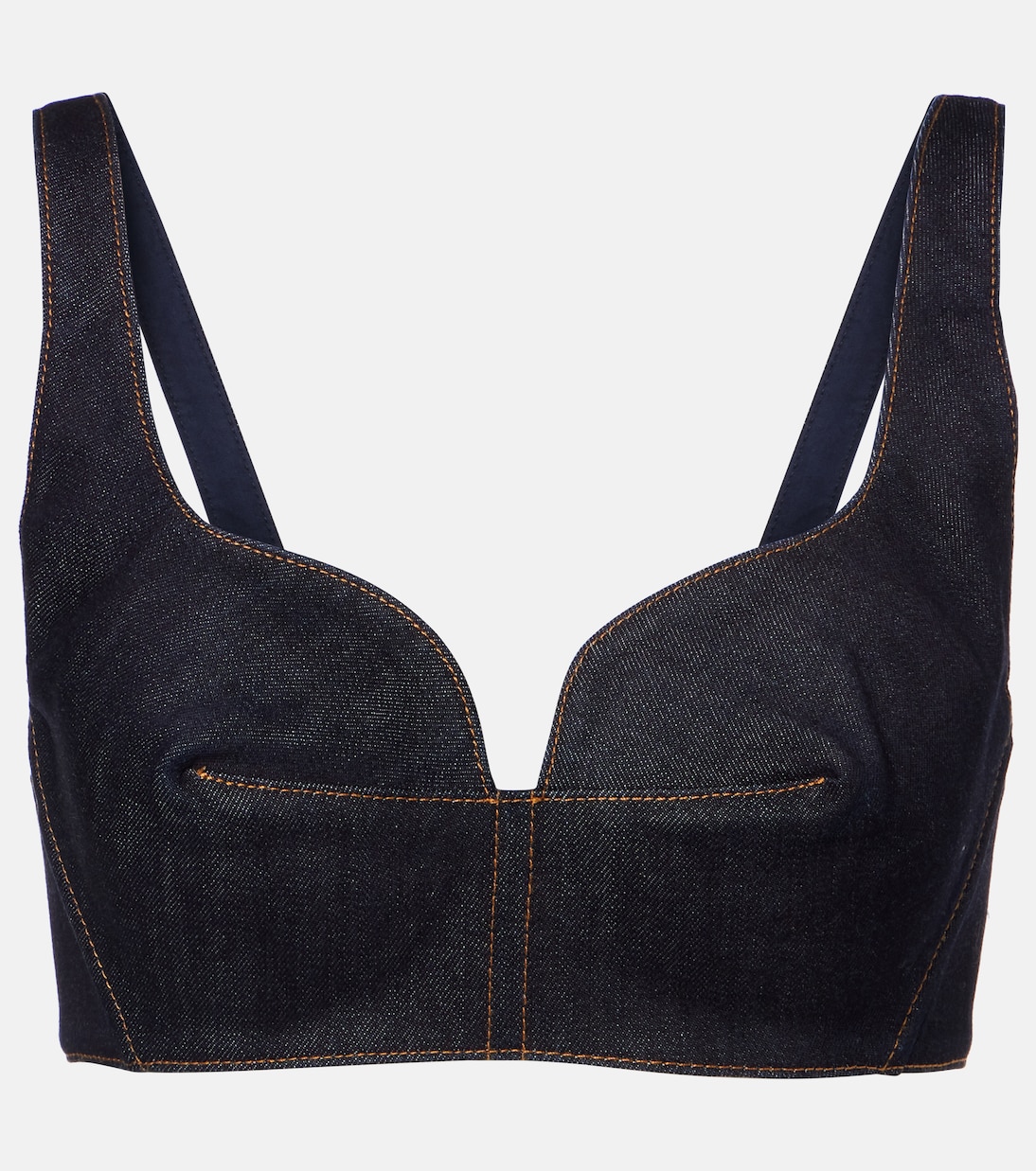 Denim Bra Top
