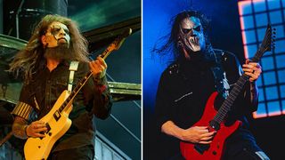 Mick Thomson and Jim Root