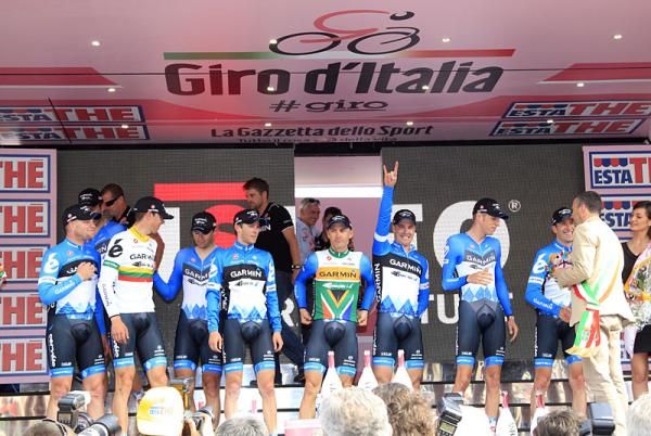 Garmin-Barracuda steps onto the podium