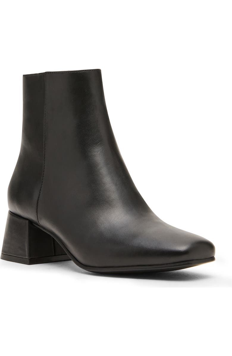 Lizzy Waterproof Square Toe Block Heel Bootie