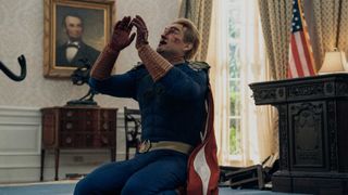 Antony Starr as Homelander in The Boys season 5 finale