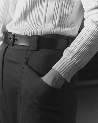 Eftychia A/W 2019 jumper trouser close up
