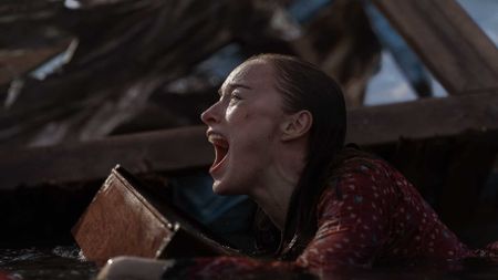 Phoebe Dynevor in Netflix shark movie Thrash