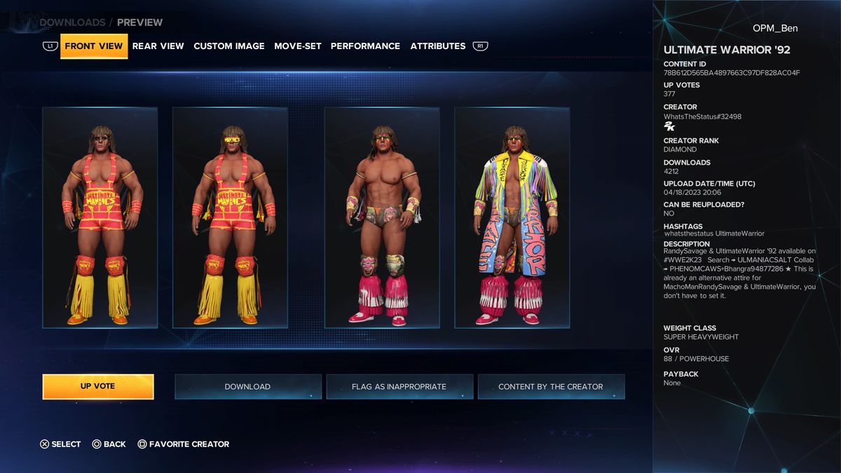 The best WWE 2K23 alternate attires for you to download right now