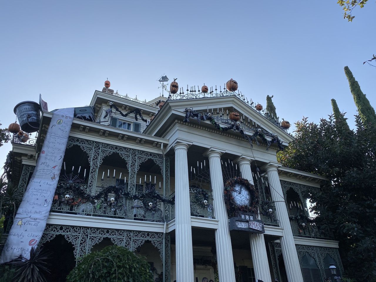 Haunted Mansion Holiday exterior