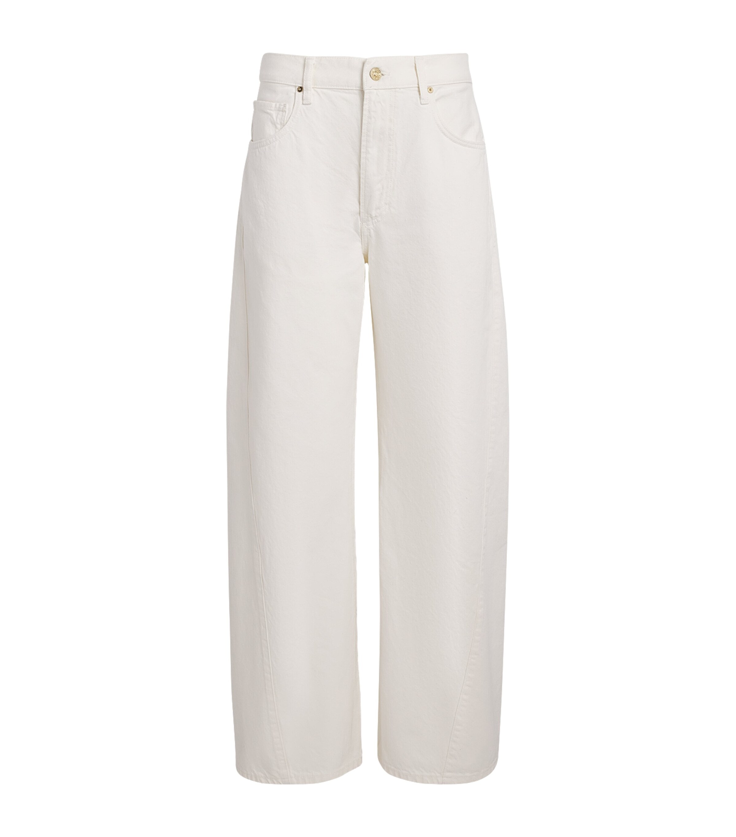 Arellia High-Rise Barrel Jeans