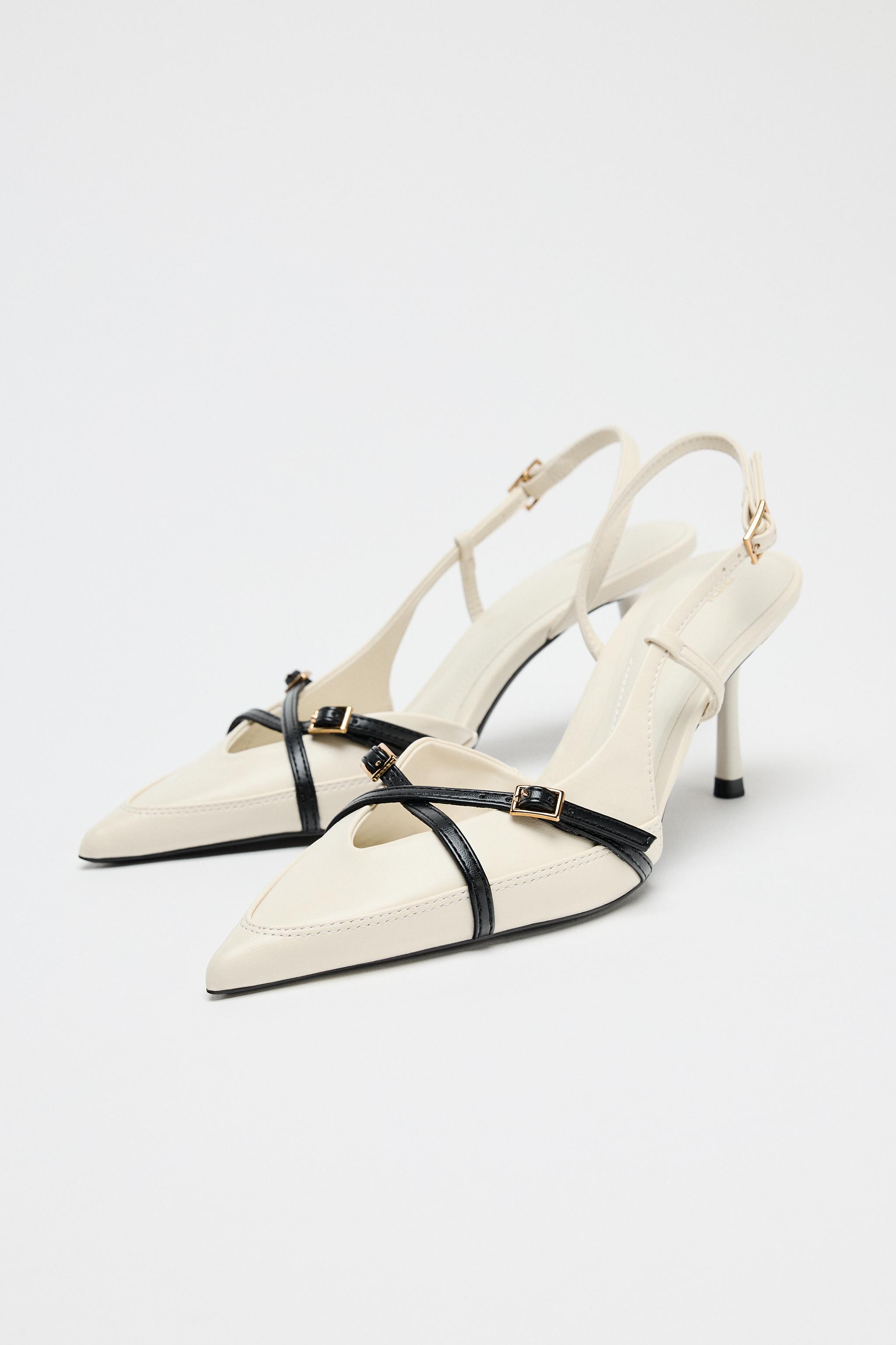 Buckled Strap Heeled Shoes