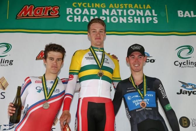 Callum Scotson got the better of brother Miles to win the U23 national time trial title