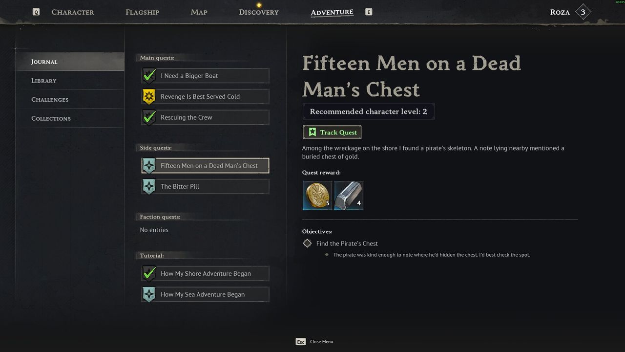 Fifteen men on a Dead Man’s Chest walkthrough for Windrose