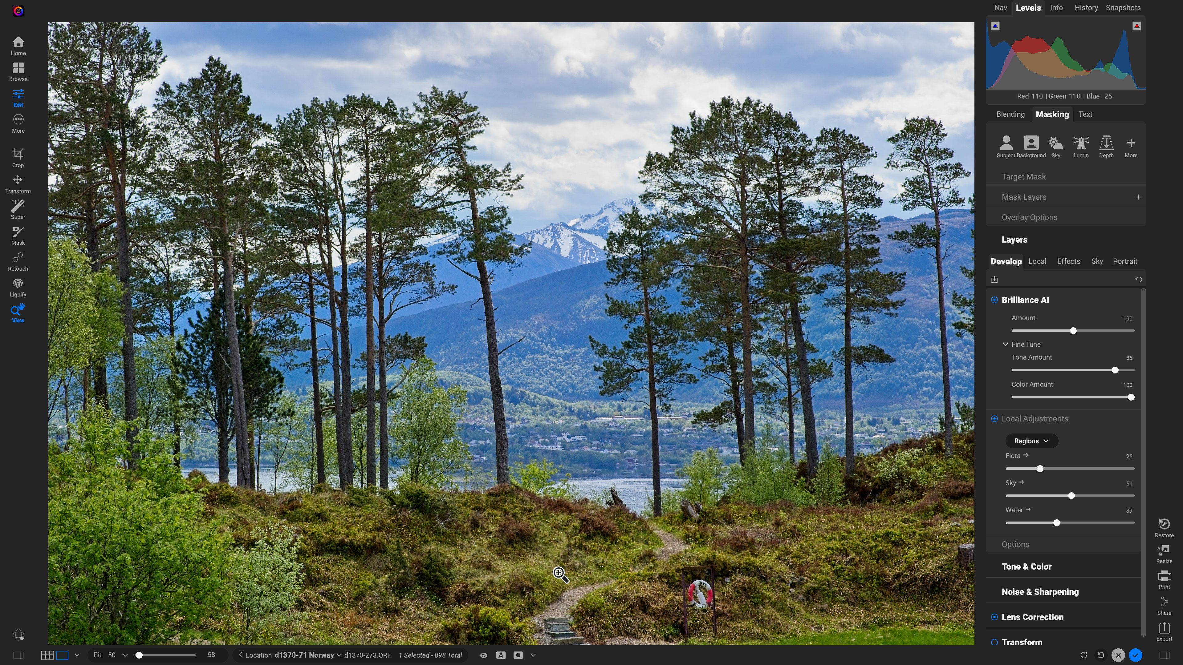 ON1 Photo RAW 2026 screenshot
