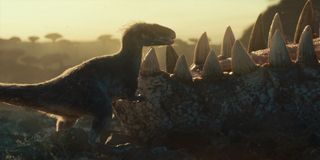 Dinosaur in Jurassic World: Dominion for IMAX preview footage