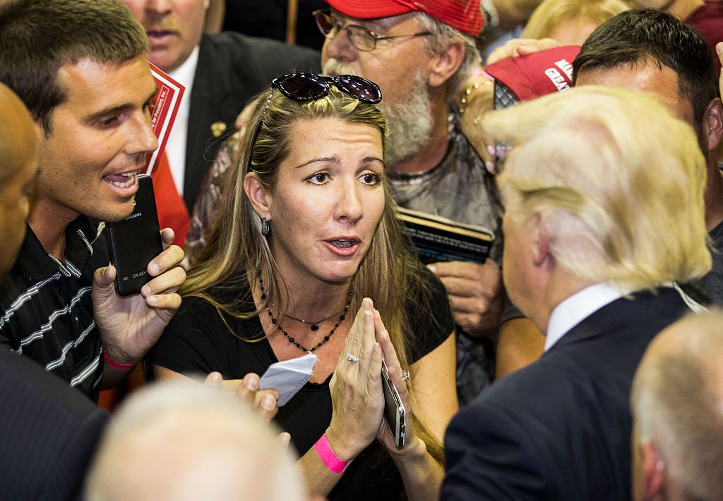 Am enthusiastic supporter meets Donald Trump