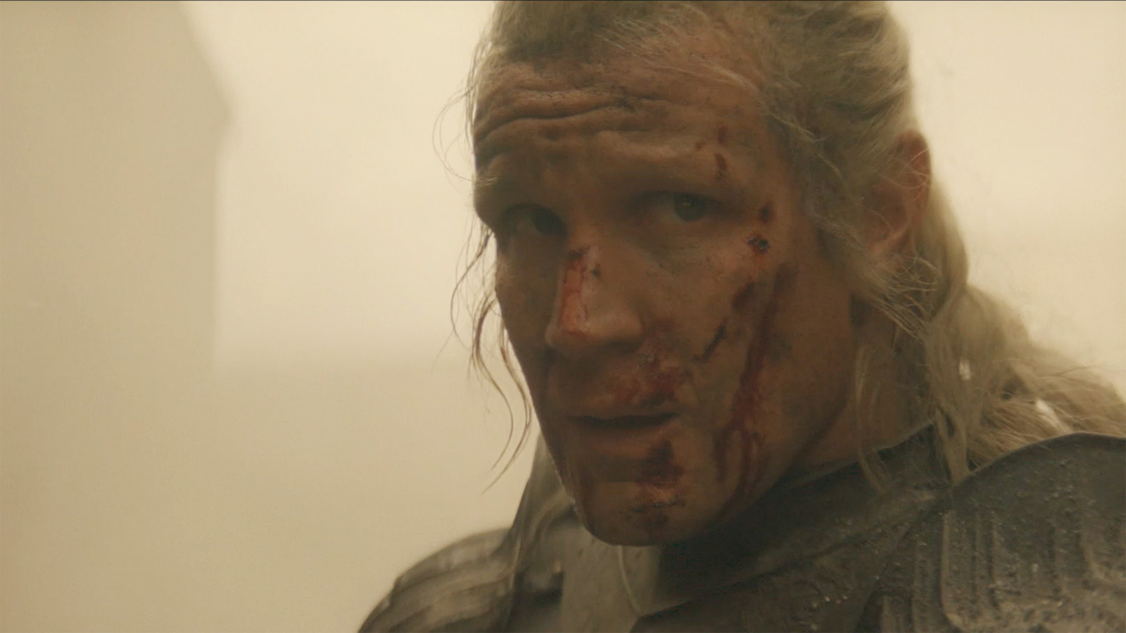 A bloodied and dazed Daemon in House of the Dragon season 3 episode 8