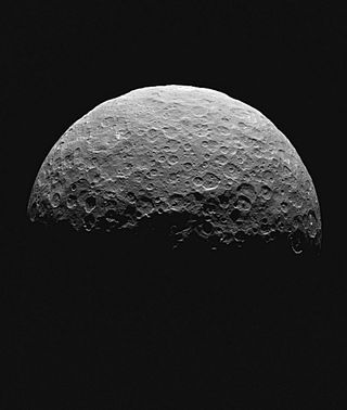 Dawn View of Ceres' Northern Terrain, April 2015