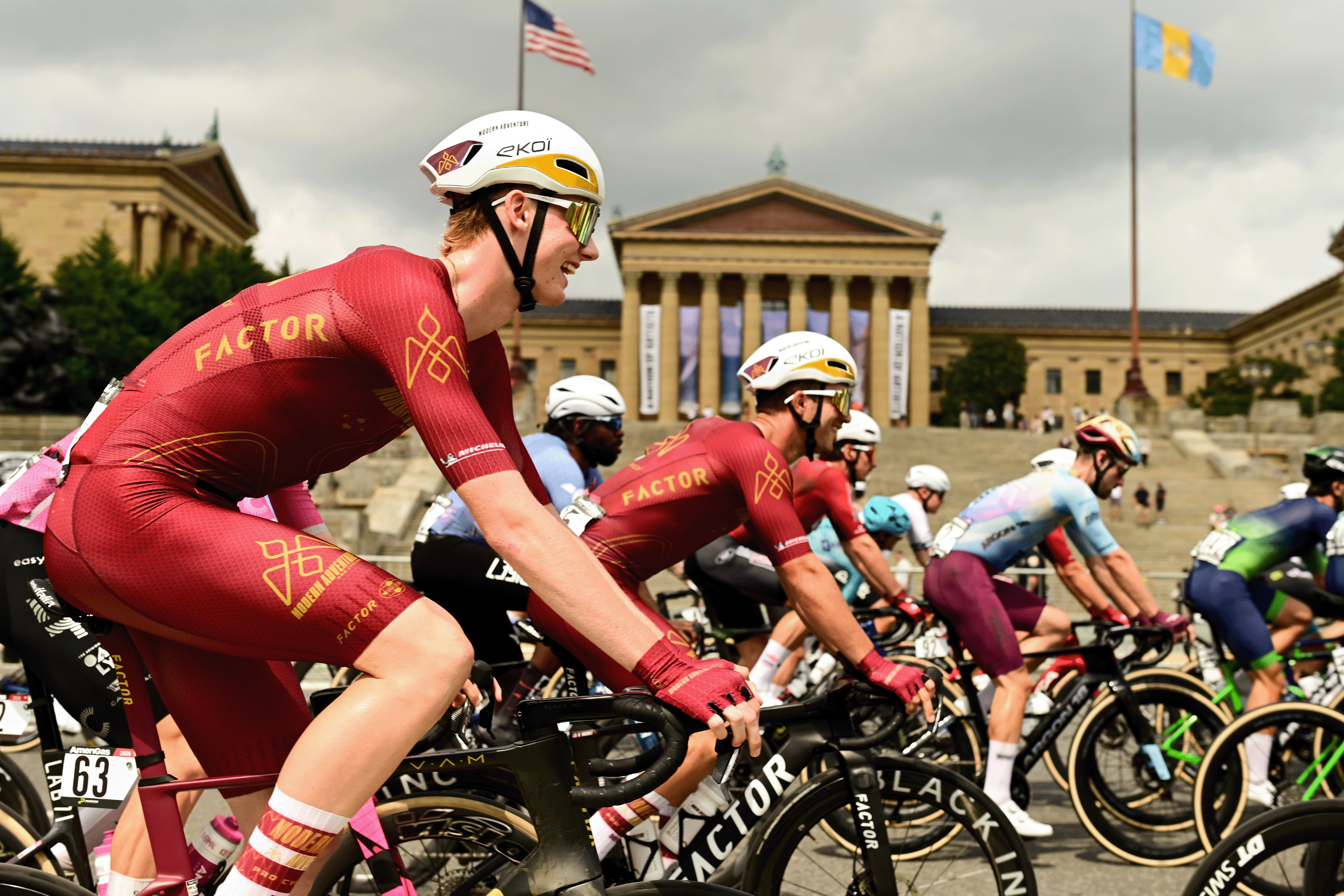 US racer Ezra Caudell leaves hospital, makes 'remarkable' recovery progress 31 days after being left in critical condition by crash at Philadelphia Cycling Classic