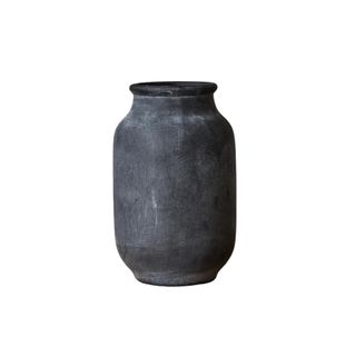 SIDUCAL Rustic Farmhouse Vase in black