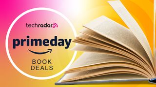 An open book with a TechRadar Prime Day book deals badge