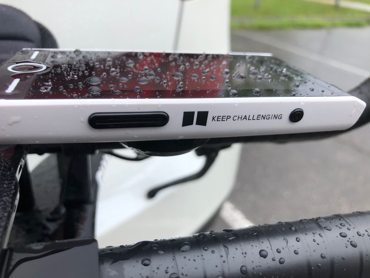 A custom Sunweb edition Sigma Sports computer