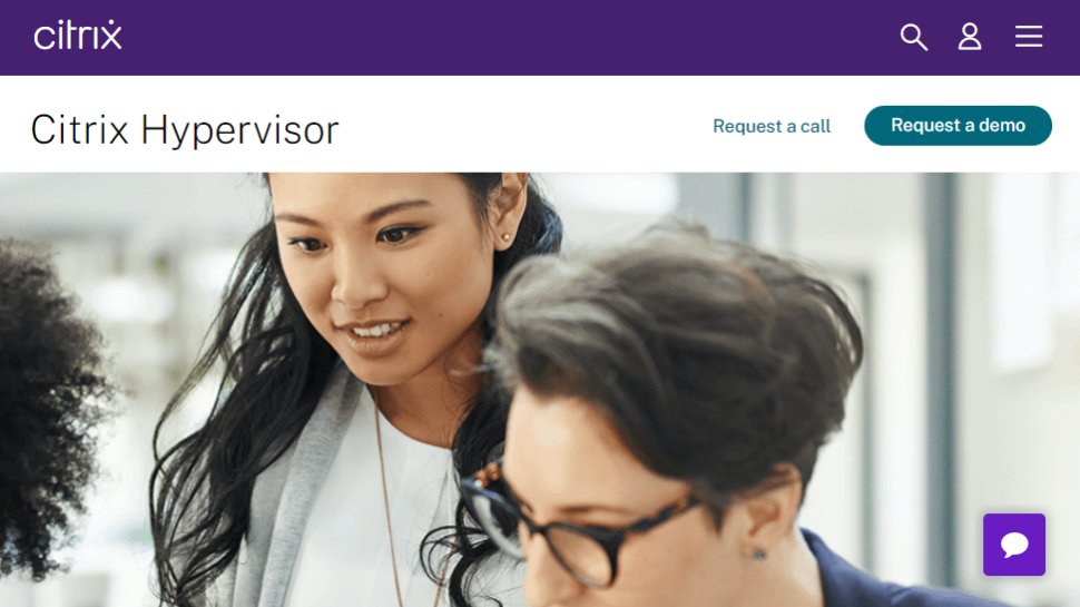 Website screenshot for Citrix Hypervisor