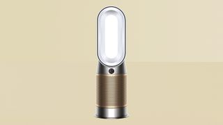 Dyson Pure Hot + Cool Formaldehyde on yellow background