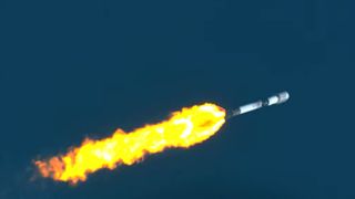 A SpaceX Falcon 9 rocket launches 53 Starlink satellites into space from Pad 39A at NASA's Kennedy Space Center in Florida on May 18, 2022.