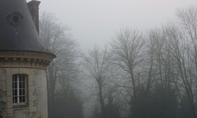 Foggy house