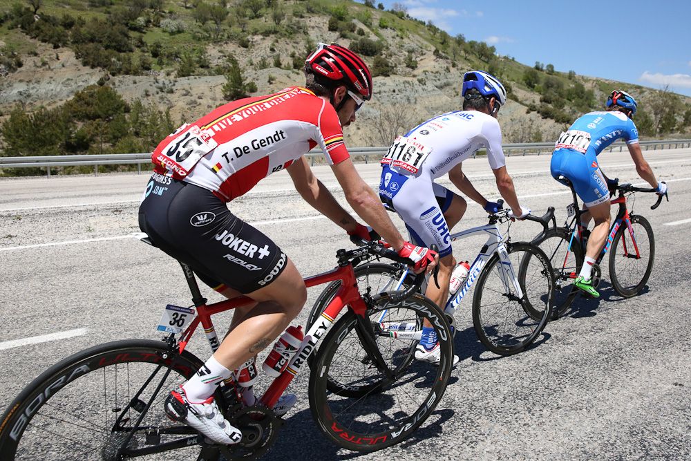Thomas de Gendt, Frederik Veuchelen and Alessandro Bazzana.