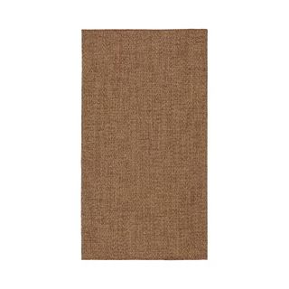 A brown outdoor rug