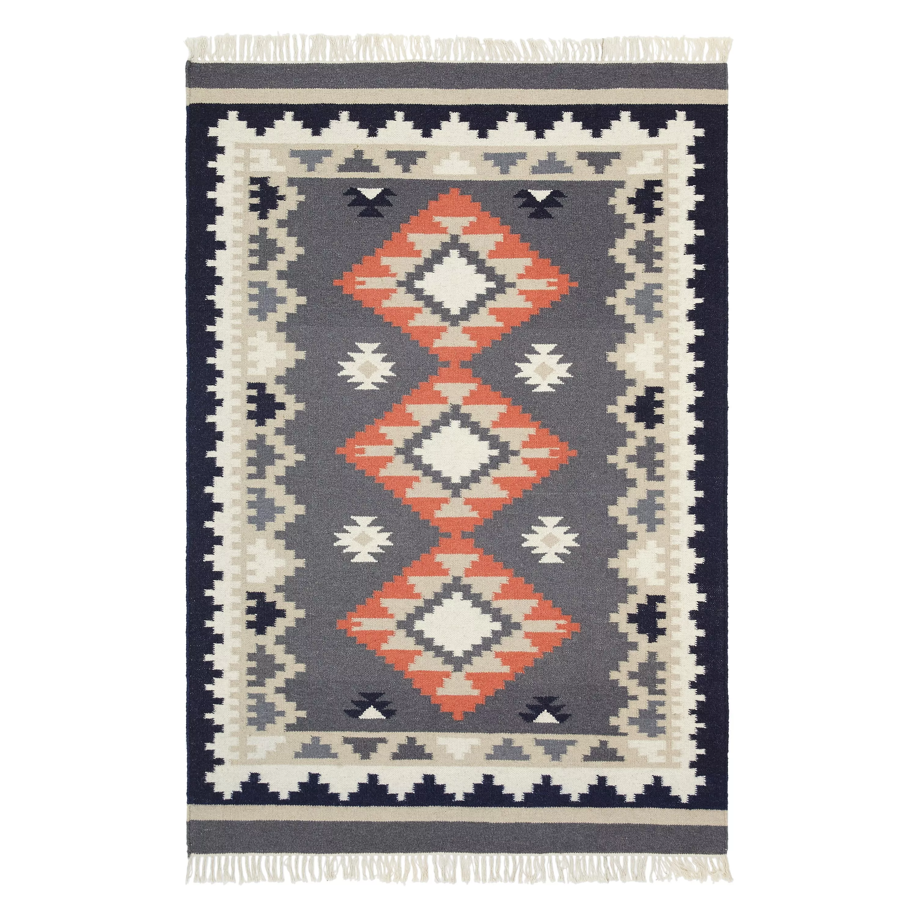 John Lewis Geo Medallion Kelim Rug, Multi