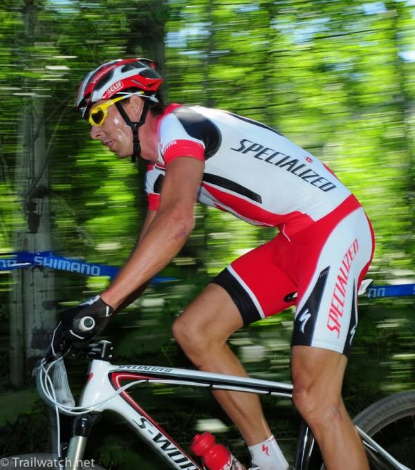 Todd Wells (Specialized) took it upon himself to lead nearly the whole race