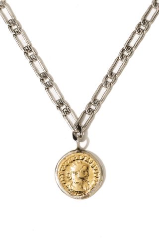 Child of Wild Aurelian coin pendant necklace