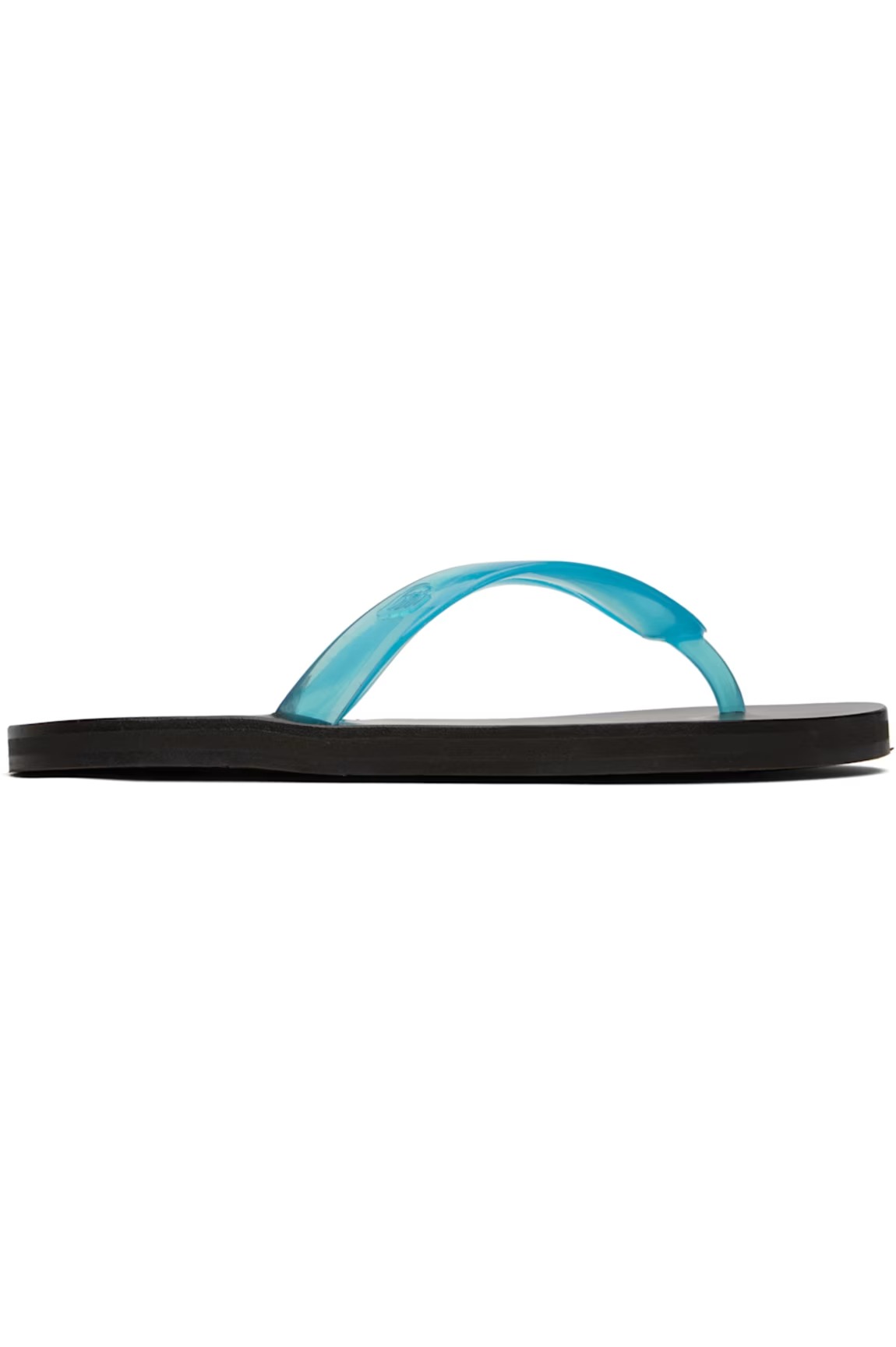 Ancient Greek Sandals, Blue Saionara Jelly Flip-Flops