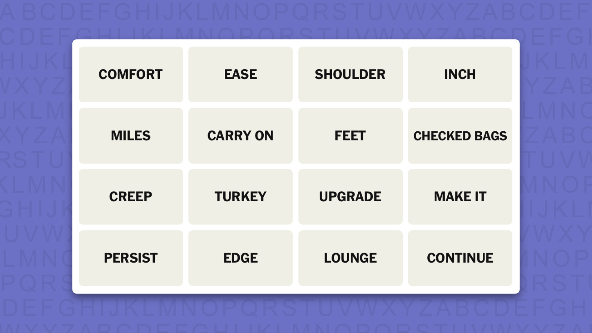 NYT Connections hints for game 1159 on a purple background