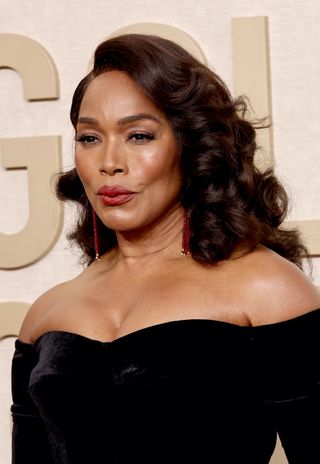 Angela Bassett attends the 81st Annual Golden Globe Awards at The Beverly Hilton on January 07, 2024 in Beverly Hills, California