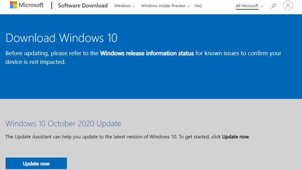 Website screenshot for Windows 10 Speech Recognition