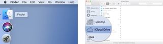 Launch Finder, then click on iCloud Drive