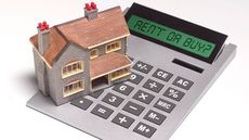 Model house on calculator buying vs renting