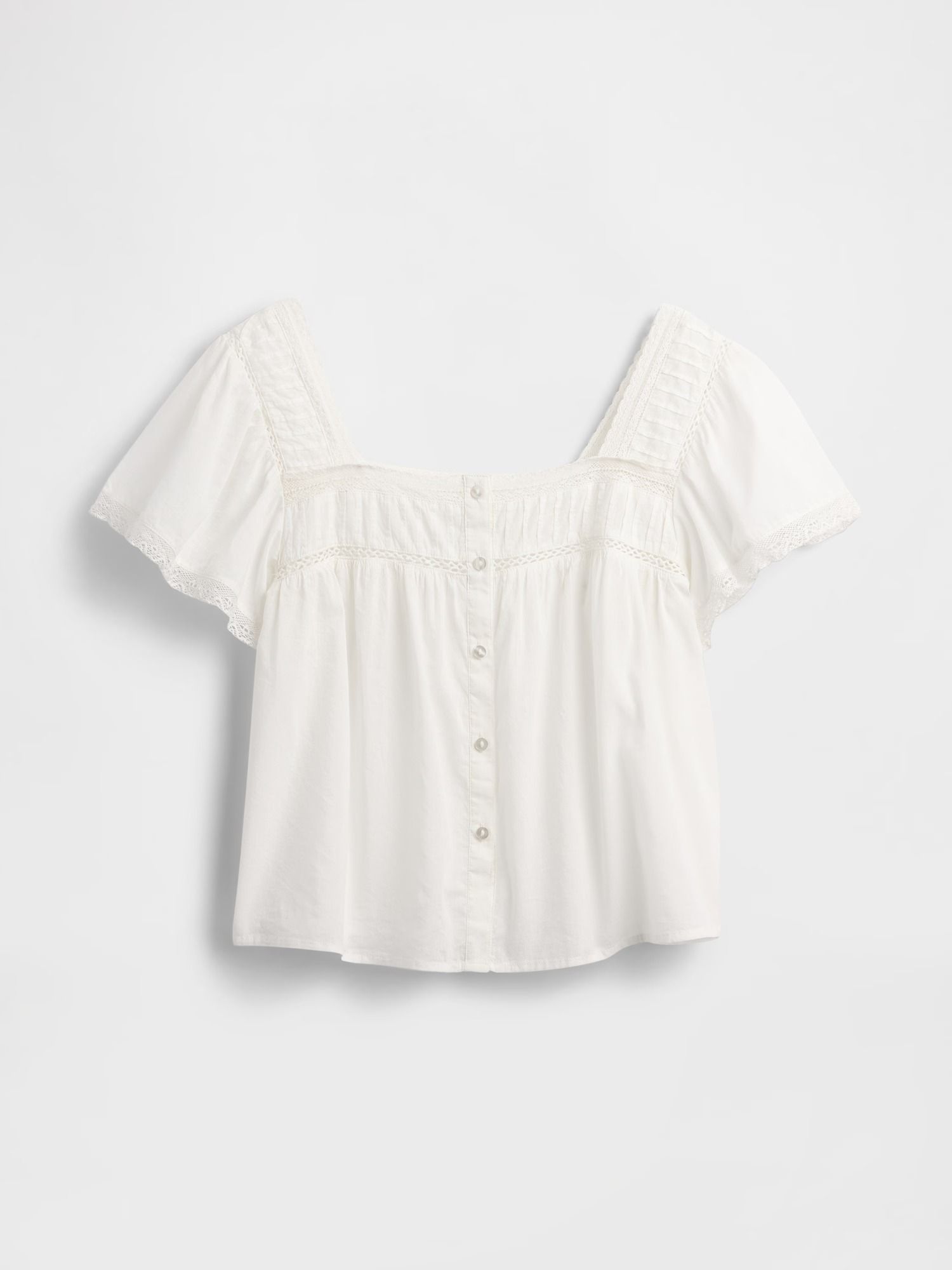 Gap × DÔEN , Eyelet Top