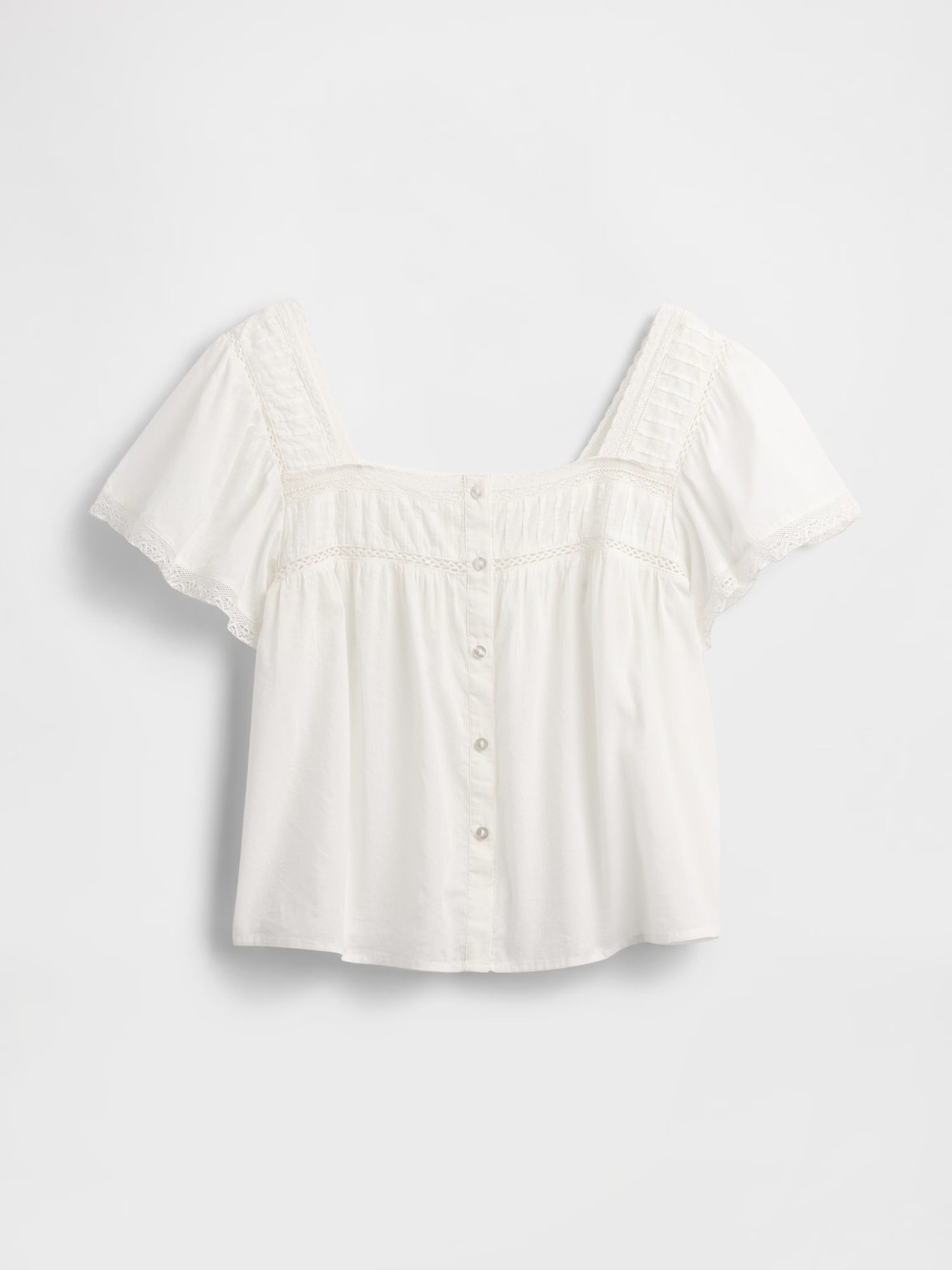 Gap × DÔEN , Eyelet Top