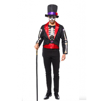 Day of the Dead Adult Jacket: View at Party Delights